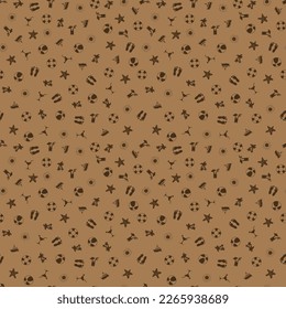 Summer seamless pattern background. Vector texture illustration.