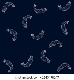 Summer seamless pattern design.Palm tree, shark vector print.Fun t-shirt design for kids.Vector illustration design for fashion fabrics, textile graphics, print.