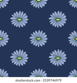Sommer nahtloses Muster mit Blumen doodle für dekorativen Druck, Einwickelpapier, Grußkarten, Tapete und Stoff