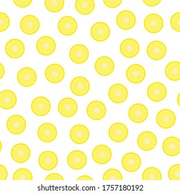 Patrón veraniego sin foco con naranja sobre fondo blanco. Plantilla de tarjeta vectora para bodas, invitaciones, saludos, cumpleaños, cubierta y envolvimiento.
