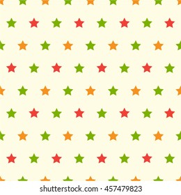 Summer seamless pattern with stars