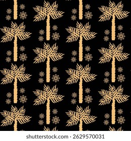 Sommer nahtloses Muster tropische Palme modernen Vektor Sommer geometrischen Druck für Tapete, Textil-Design , wiederholen Hintergrund .