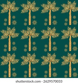 Sommer nahtloses Muster tropische Palme modernen Vektor Sommer geometrischen Druck für Tapete, Textil-Design , wiederholen Hintergrund .