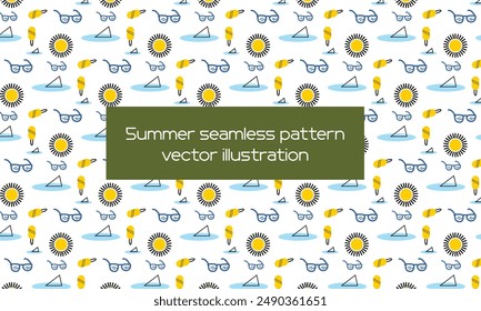 Summer seamless patterns are perfect for a wide range of applications, from fashion and textiles to stationery and home décor.