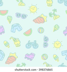 Summer seamless texture