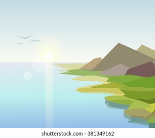 Summer seascape