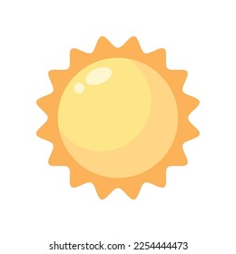 summer season sun isolated icon