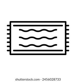 Summer Season Vector Line Icon Design