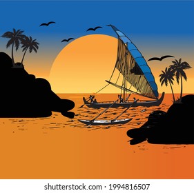 summer season vector t-shirt design