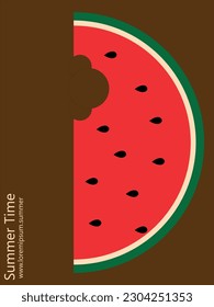 Serie de verano vector, un vector que indica el tiempo de disfrutar del verano.