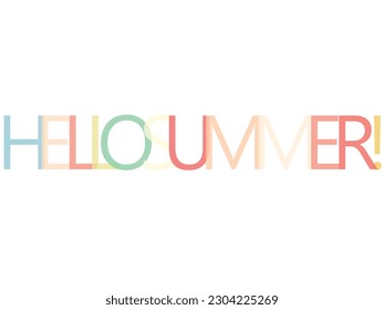 Serie de verano, vector que muestra la acogida durante el verano.