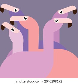  Summer, set of modern summer story template designs with rainbow, flamingo, pineapple, ice cream and watermelon