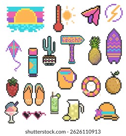 summer set pack pixel art