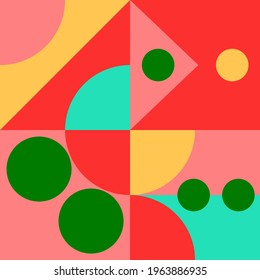 Summer Shapes Background. Suitable for Summer Party Decoration, web design, product design, and others