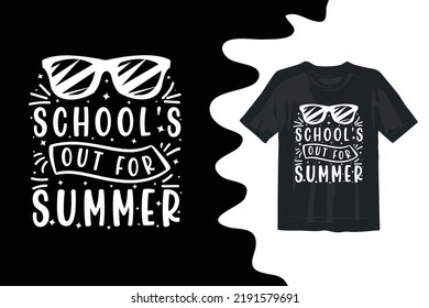 Summer shirt design typography creative t shirt design