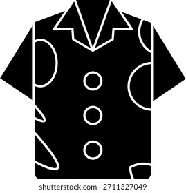 Camisa de verão Linha vetor Ícone Design