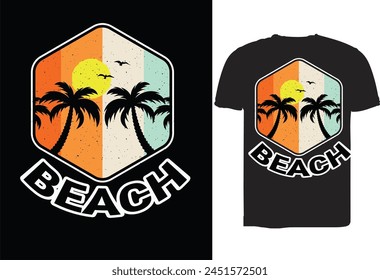 Summer shirts graphic Beach Surfing Paradise Outdoor Adventure Inspiring design vector illustration for t-shirt