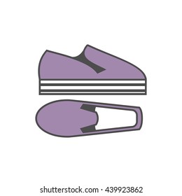 Summer Shoes Line Icon
