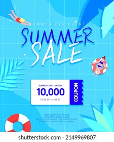 Summer Shopping Event Pop-up Template