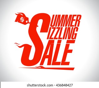 Summer Sizzling Sale Advertising Design