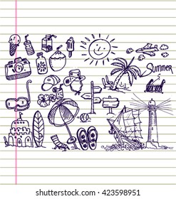 summer, sketch