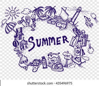 summer, sketch