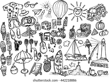 summer, sketch