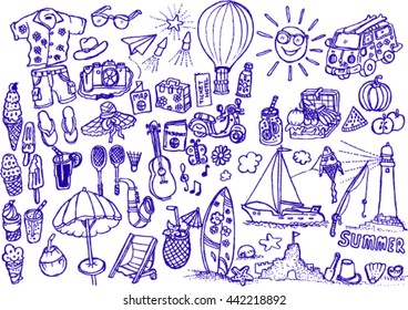 summer, sketch