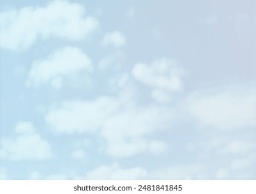 El cielo de verano con nubes blancas, fondo abstracto. 