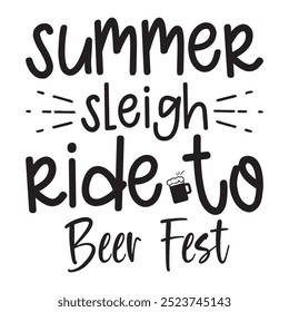 Summer sleigh ride to beer fest