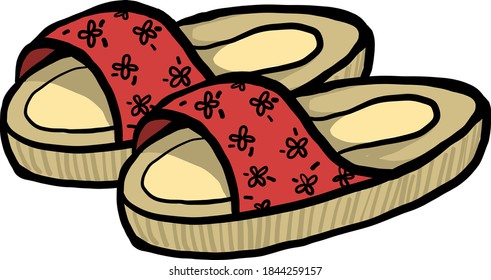 Ropas de verano, ilustración, vector sobre fondo blanco