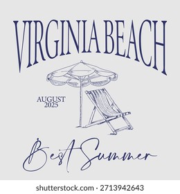 Letras de impresión de Vector gráfico de eslogan de verano para diseño de impresión de camiseta