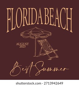Letras de impresión de Vector gráfico de eslogan de verano para diseño de impresión de camiseta