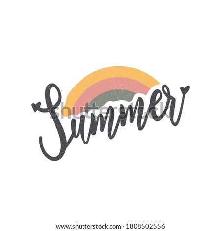 Summer slogan print graphic vector Print Fashion lettering or other uses