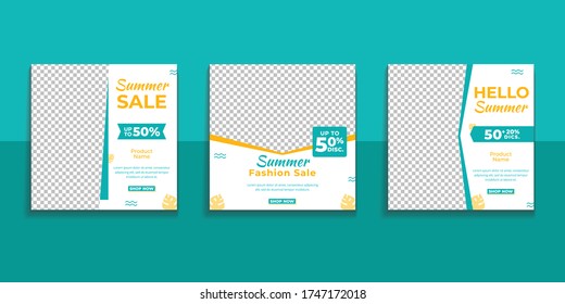 Summer Social Media Post Template