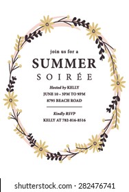 Summer Soiree Party Invitation