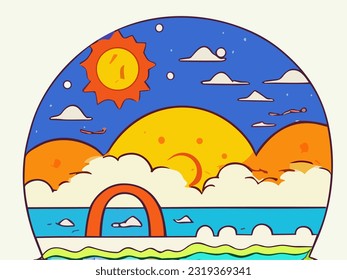 The summer solstice, also called the estival solstice or midsummer, occurs when one of Earth's poles has its maximum tilt toward the Sun. It happens twice yearly, once in each hemisphere.