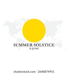 
Summer solstice. Sun and moon symbol on white background. Vector illustration. .vector graphic of the solstice, celebrate, greeting card, 