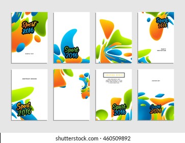 Summer sport 2016 concept template, Design for brochure, website, book or flyers.