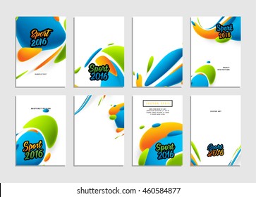 Summer sport 2016 concept template, Design for brochure, website, book or flyers.