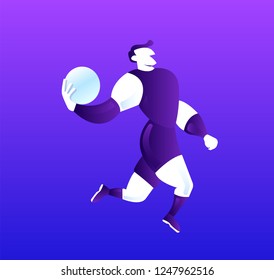 Summer sport - basketball player - vector illustration
