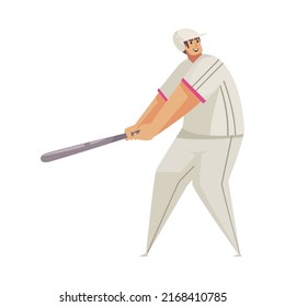 Summer sport composition with isolated doodle style human character of person doing sports on blank background vector illustration