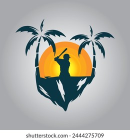 Summer sport logo Illustration vector graphic of template 
