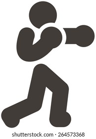 Summer sports icon set - Boxing icon
