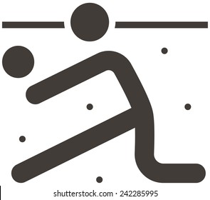 Summer sports icon set - volleyball icon