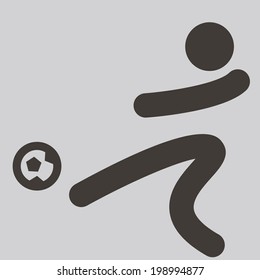 Summer sports icons - football icon