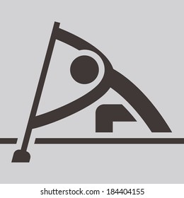 Summer sports icons - Rowing and Canoeing icon 