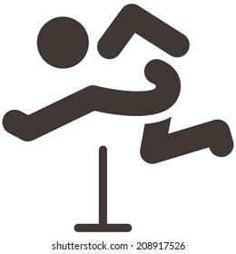 Summer Sports Icons - Running Hurdles Icon