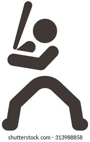 Summer sports icons set - baseball icon