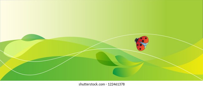 Summer or spring background .Vector illustration.